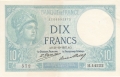 France 1 10 Francs, 11. 1.1916